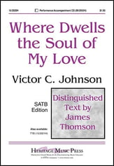 Where Dwells the Soul of My Love SATB choral sheet music cover